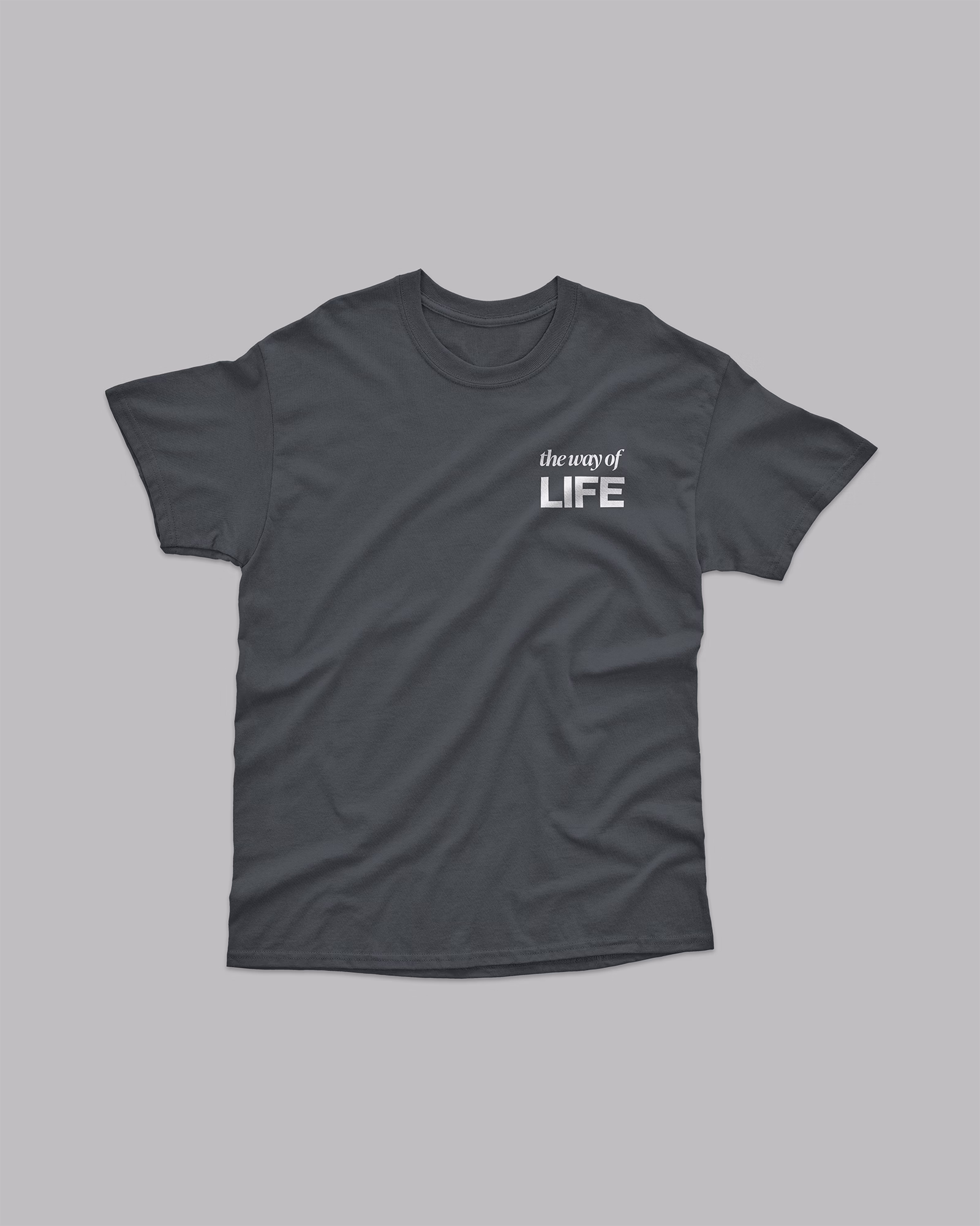 ITWOL Tee - Grey - Short Sleeve - Front - Flat - v1