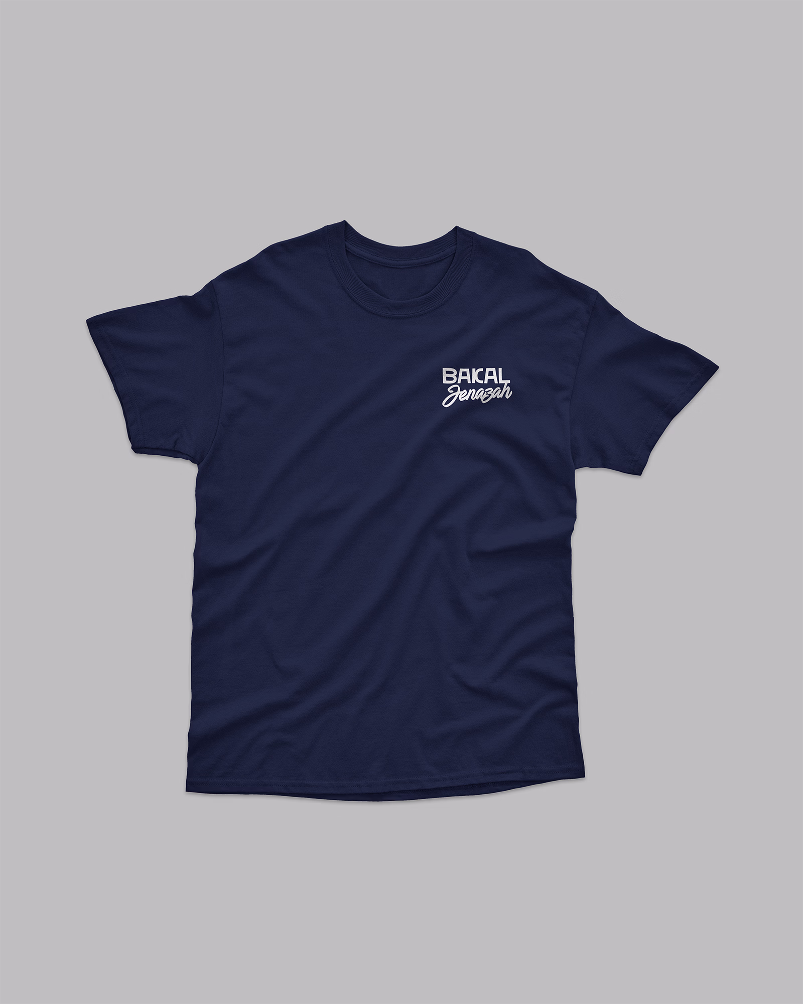 Jenazah Tee - Blue - Short Sleeve - Front - Flat - v1