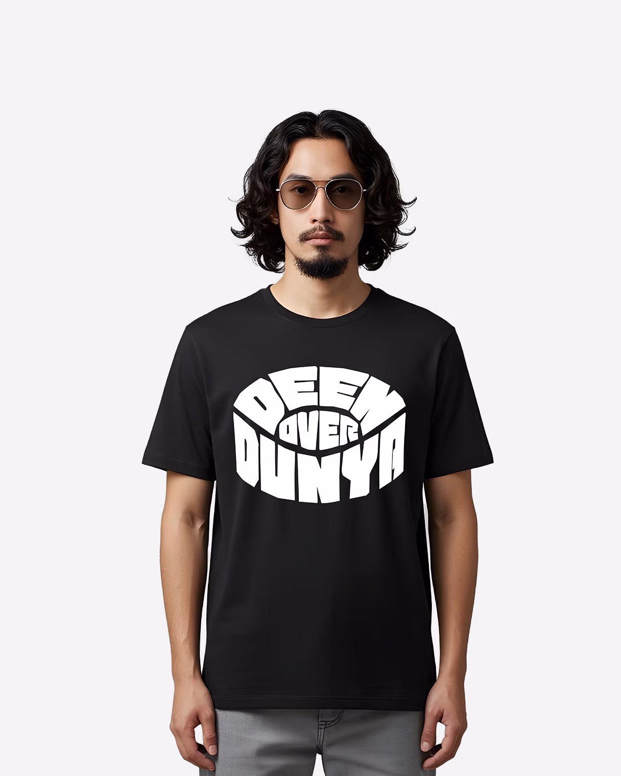 D.O.D Tee (U/G) - Black - Front - HAMBANYA D.O.D Tee (U/G) - Black - Front - HAMBANYA