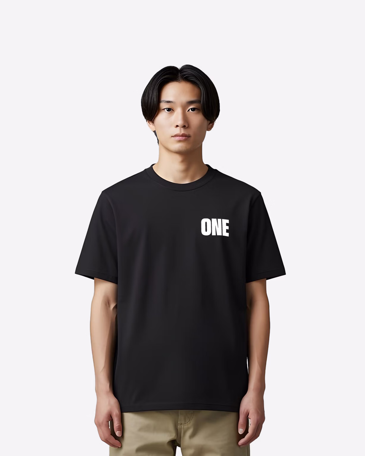 One Tee - Black - Front - HAMBANYA