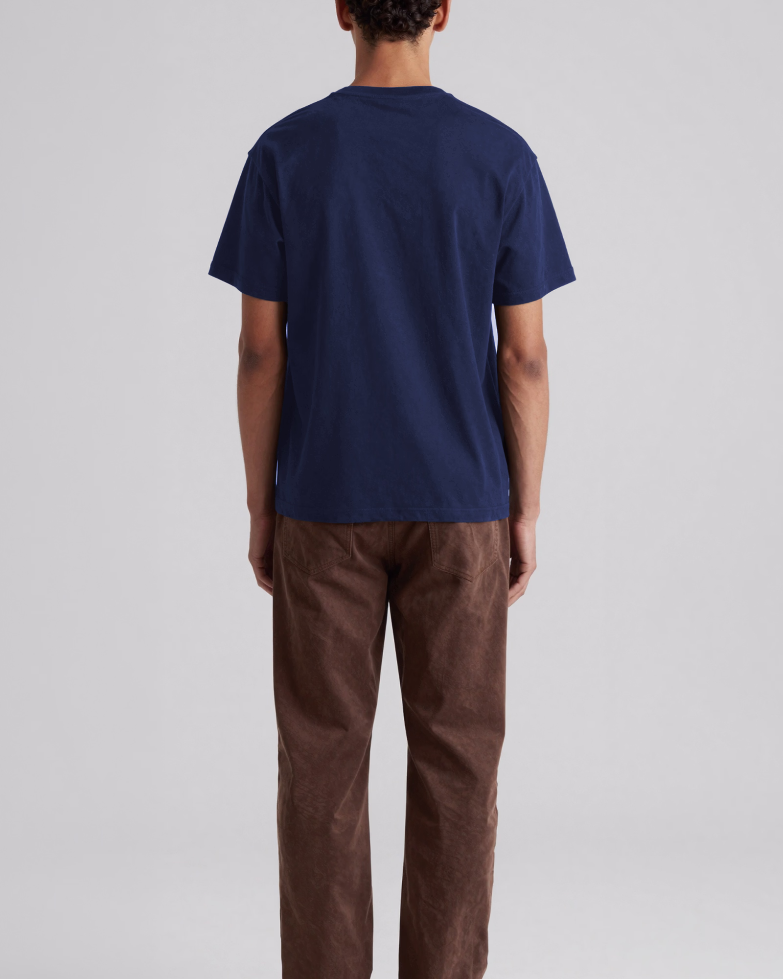 MFT Tee - Blue - Short Sleeve - Back - Model - v1